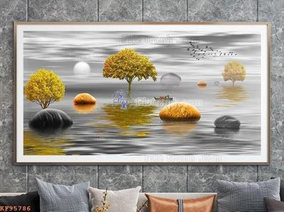 Tải file tranh gốc File tranh hiện đại pha lê gương KF95786 chất lượng cao