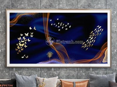 File tranh gốc File tranh hiện đại pha lê gương KF95794 (bản quyền) file PSD