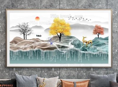 Tải về file tranh gốc File tranh hiện đại pha lê gương KF95802 (để in quảng cáo)