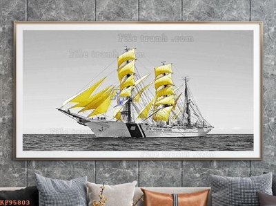 File gốc File tranh hiện đại pha lê gương KF95803 (in mica) trang trí