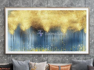 File PSD File tranh hiện đại pha lê gương KF95827 (gốc) cho in quảng cáo