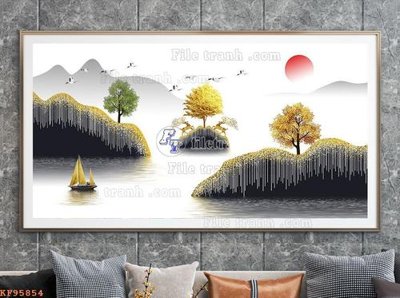 Tải file File tranh hiện đại pha lê gương KF95854 (ảnh gốc) độ phân giải 300dpi