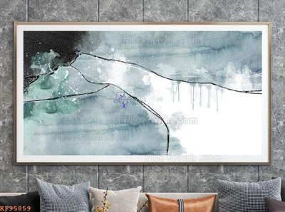 Ảnh gốc file in lụa File tranh hiện đại pha lê gương KF95859 chi tiết