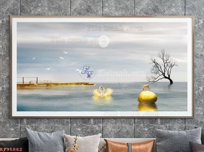 Tải file File tranh hiện đại pha lê gương KF95882 (ảnh gốc) in tráng gương