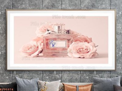 Chi tiết file ảnh File tranh hiện đại pha lê gương KF95974 sắc nét