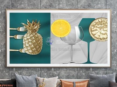 Tải file PSD File tranh hiện đại pha lê gương KF95984 (nguyên layer) để in