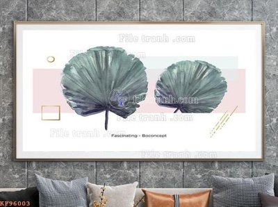 File tranh trang trí File tranh hiện đại pha lê gương KF96003 (file gốc)