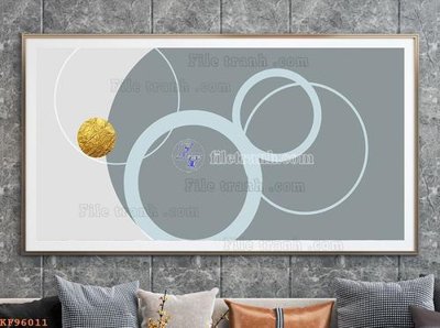 File tranh File tranh hiện đại pha lê gương KF96011 (bản gốc) trang trí văn phòng