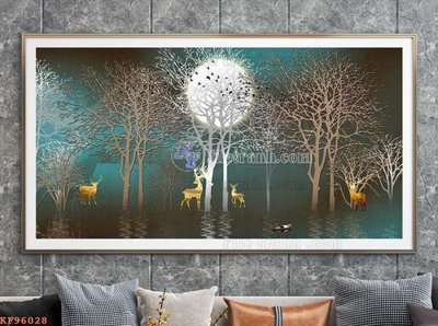 File PSD File tranh hiện đại pha lê gương KF96028 (nguyên bản) cho thiết kế