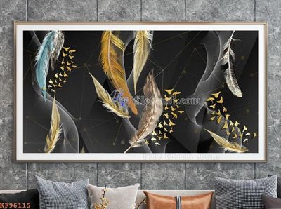 Hình ảnh gốc File tranh hiện đại pha lê gương KF96115 (để in khổ lớn)