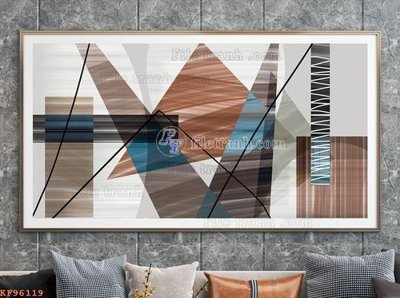 File gốc File tranh hiện đại pha lê gương KF96119 (vector) cho in ấn