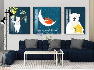 File in ấn File tranh hiện đại pha lê gương KF96140 (bản gốc) sắc nét