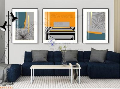 File gốc File tranh hiện đại pha lê gương KF96141 (PNG) không nền chất lượng