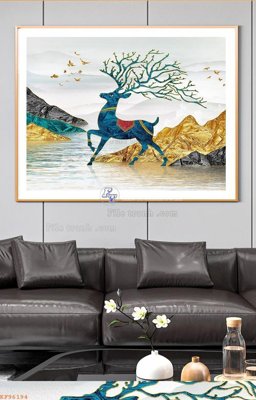 File gốc File tranh hiện đại pha lê gương KF96194 (PNG) trong suốt (transparent)