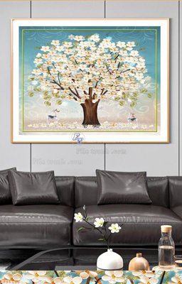 Tải file PSD File tranh hiện đại pha lê gương KF96196 (nguyên layer) để in