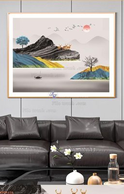 Tải file gốc File tranh hiện đại pha lê gương KF96226 (in khổ lớn) quảng cáo