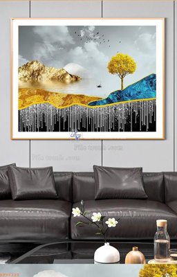 File tranh gốc File tranh hiện đại pha lê gương KF96229 (sắc nét từng chi tiết)