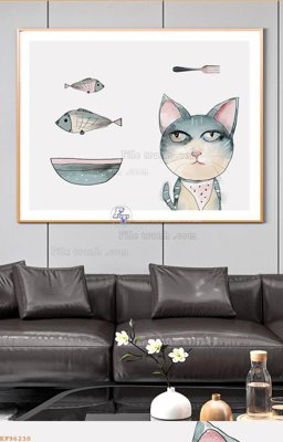 File gốc File tranh hiện đại pha lê gương KF96230 (cho in ấn) độc quyền