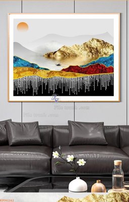 Tải file File tranh hiện đại pha lê gương KF96242 (gốc) in nhanh