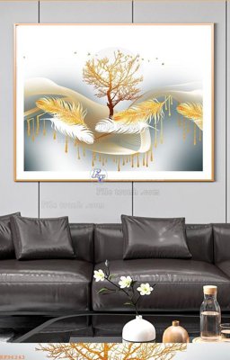 Download file gốc File tranh hiện đại pha lê gương KF96243 (in mica) logo