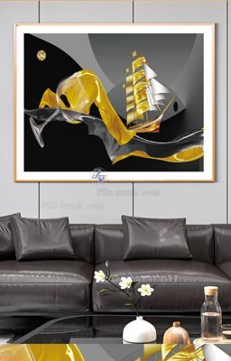 File gốc File tranh hiện đại pha lê gương KF96257 (vector) cho in ấn