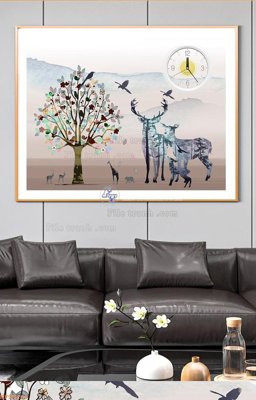 Tệp tin gốc File tranh hiện đại pha lê gương KF96265 (dùng cho in ấn) chuyên nghiệp