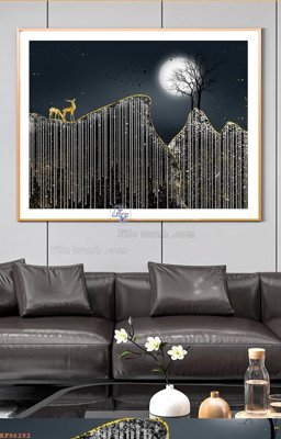 Download file File tranh hiện đại pha lê gương KF96292 (chuẩn in) chất lượng cao