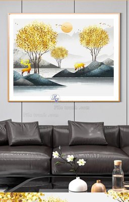 File tranh File tranh hiện đại pha lê gương KF96298 (ảnh gốc) in trần xuyên sáng