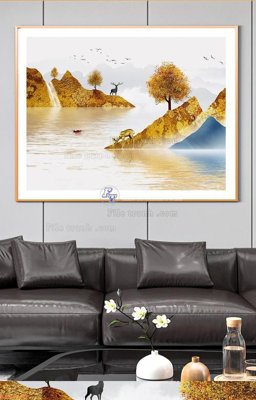 File tranh gốc File tranh hiện đại pha lê gương KF96303 (bản đẹp) độc quyền