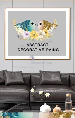 File tranh File tranh hiện đại pha lê gương KF96322 (ảnh gốc) chi tiết rõ ràng