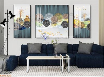 Tải xuống file tranh gốc File tranh hiện đại pha lê gương KF96329 (PSD/TIFF)