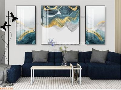 File ảnh File tranh hiện đại pha lê gương KF96330 (gốc) in standee