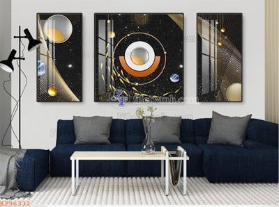 Tải file tranh gốc File tranh hiện đại pha lê gương KF96332 chất lượng cao