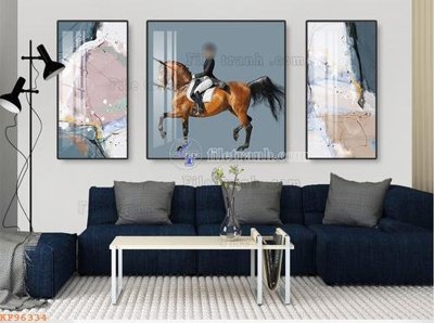 File in ấn File tranh hiện đại pha lê gương KF96334 (bản gốc) cao cấp