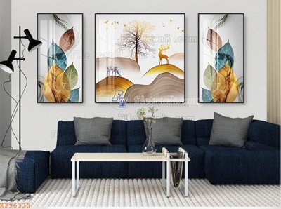 Tải file gốc File tranh hiện đại pha lê gương KF96335 (in khổ lớn) không mờ