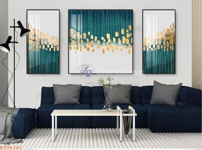 File gốc File tranh hiện đại pha lê gương KF96341 (in mica) cắt laser