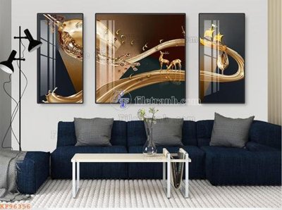 Mua file gốc File tranh hiện đại pha lê gương KF96356 (chất lượng) tại Filetranh.com