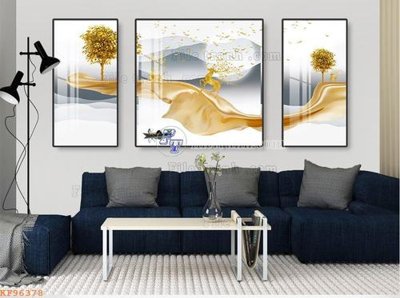 File gốc File tranh hiện đại pha lê gương KF96378 (cho in ấn) độc quyền