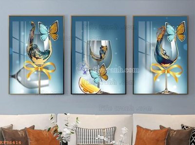 File in trần File tranh hiện đại pha lê gương KF96414 (file gốc) chủ đề vũ trụ