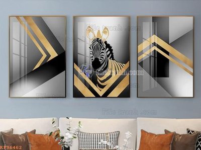 Tải về hình ảnh gốc File tranh hiện đại pha lê gương KF96462 sắc nét