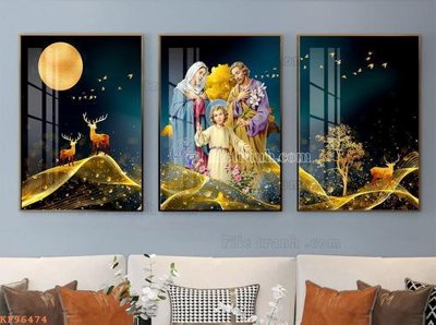 File tranh File tranh hiện đại pha lê gương KF96474 (ảnh gốc) chi tiết rõ ràng