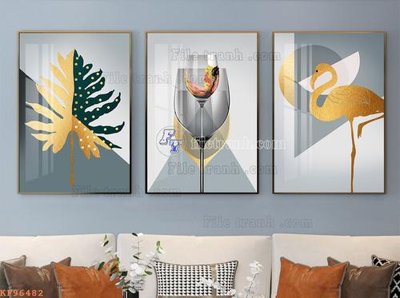 Tải file gốc File tranh hiện đại pha lê gương KF96482 (in không vỡ ảnh)