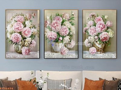 Tải file File tranh hiện đại pha lê gương KF96494 (gốc) chủ đề phong thủy