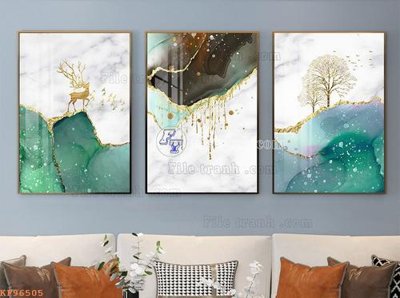 File tranh File tranh hiện đại pha lê gương KF96505 (ảnh gốc) sắc nét hoàn hảo