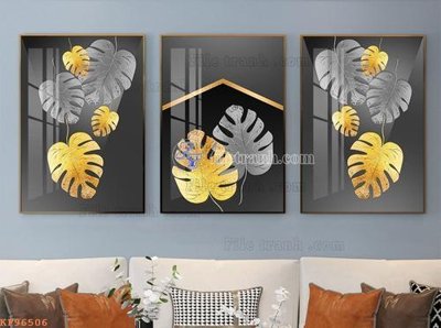 Tải về file gốc File tranh hiện đại pha lê gương KF96506 (chuẩn in ấn)