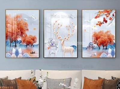 File PSD File tranh hiện đại pha lê gương KF96510 (nguyên bản) cho thiết kế