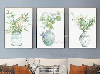 File tranh gốc File tranh hiện đại pha lê gương KF96512 (sắc nét từng chi tiết)