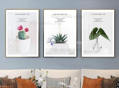 Download file gốc File tranh hiện đại pha lê gương KF96513 (in mica) trang trí