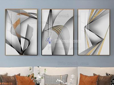 Download file gốc File tranh hiện đại pha lê gương KF96523 (in mica) trong suốt