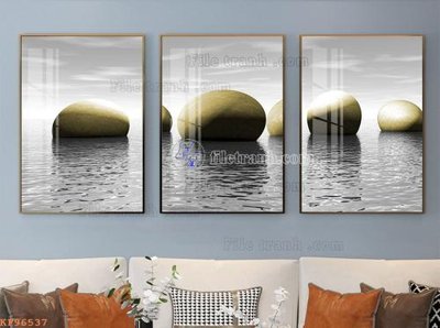 File tranh File tranh hiện đại pha lê gương KF96537 (bản gốc) trang trí văn phòng